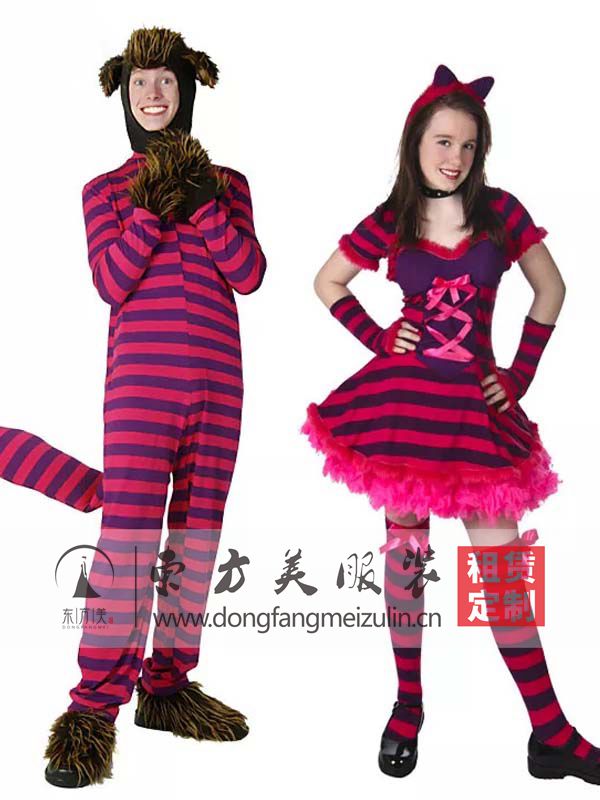 cosplay 柴郡猫 爱丽丝梦游仙境 迪士尼系列 影视服装出租